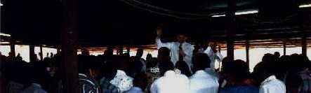 Altar call in Africa