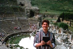 In the stadium of Ephesus